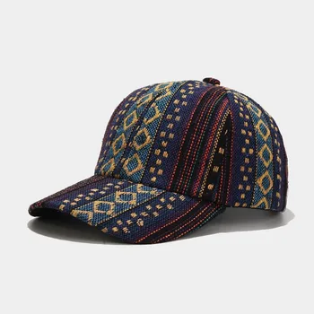 Bohemijos Retro beisbolo kepuraitę Mados lauko skrybėlę tėtis skrybėlę Beisbolo kepurę Vyrams, Moterims Snapback Cap Kaulų Garros laisvalaikio saulės skrybėlę