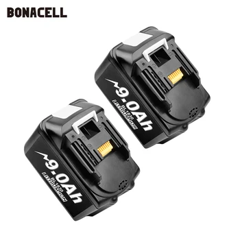 Bonacell 18V 9000mAh BL1830 Ličio Baterija gali Pakeisti Makita Grąžtų LXT400 194205-3 194309-1 BL1815 BL1840 BL1850 L50
