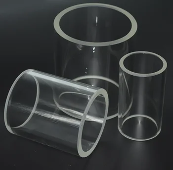 Borosilikatinio stiklo kolonėlė, Išorinis skersmuo-60mm , Aukštis 50mm, Borosilikatinio stiklo vamzdelis(Paklaida ±1mm