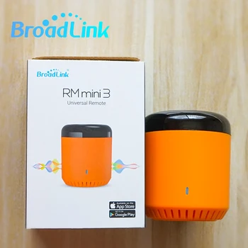 Broadlink Rm Mini 3 Nuotolinio Valdymo pultą smart home europos sąjungos Oficialusis Žalia Oranžinė Juoda Wifi 4G Ir APP Kontrolės Dirbti Su Alexa Echo 