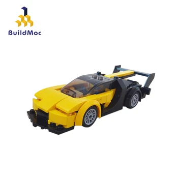 BuildMoc Įranga, Biuro Įranga, Automobilių Mini Roadster Vaikams, Žaislai, Statyba Blokai Miestas Lenktynių Super Sporto Transporto Priemonės Modelio, Švietimo Žaislas Vaikams