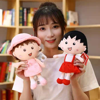 Candice guo pliušinis žaislas įdaryti lėlės animacinių filmų mergina rytų vyšnių suknelė Sakura momoko Chibi Maruko chan vaikas, gimtadienio dovana 1pc