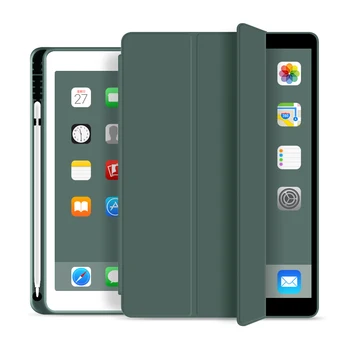 Case for iPad 10.2 2019 m. 2017 m. 2018 9.7 Mini 5 Pro 11/12.9/10.5/9.7 Oro 3 Padengti su Pieštuko Laikiklis, skirtas 