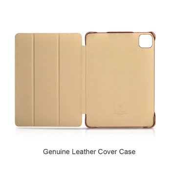 Case for iPad Pro 11 2018 2020 Fhx-k42 natūralios Odos Flip Case Slim Įmonių Stendas 