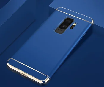 Case For Samsung Galaxy A6 Padengti A6 Plus atveju Royal Aukso Metalo Danga Sunku Nuimamas Atveju 