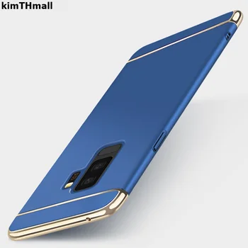 Case For Samsung Galaxy A6 Padengti A6 Plus atveju Royal Aukso Metalo Danga Sunku Nuimamas Atveju 