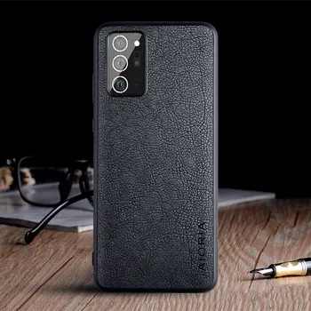 Case for Samsung Galaxy Note 20 Ultra funda prabangių Senovinių Oda, odos coque dangtelis, skirtas 