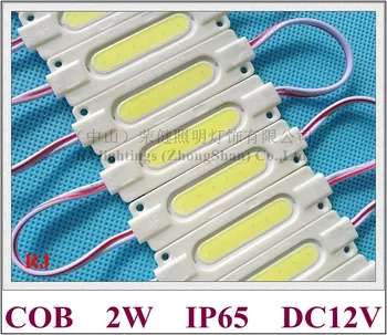 COB LED modulis aliuminio PCB labai šviesus COB LED pikselių apšvietimo modulis, pasirašyti kanalas raidžių DC12V 2W 70mm*20mm LED modulis