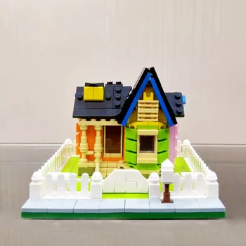 Creator serija Balionas Namų Statyba Blokai 3D Modle Plytų Plūduriuojantis Balionas Namas Žaislai Berniukams Kalėdų Dovana