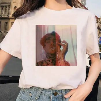 Cry Baby Marškinėliai Lil Peep Hip-Hop Moterys T-shirt Grafikos Spausdinimo Mados Grunge Estetinės Marškinėlius viršuje tees Tumblr Streetwear