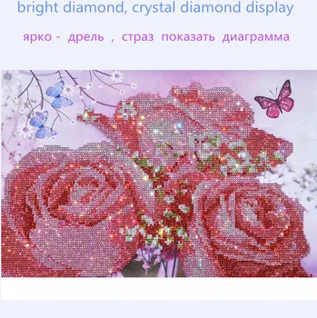 Crystal tapybos diamond siuvinėjimo apvalus deimantas tapybos paroda pasta Marija apvalus deimantas tapybos kristalų tapybos 30x40cm