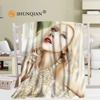 Custom Christina Aguilera Koralų Antklodės Kelionės Sofa Falafel Antklodės minkštutis Šiltas 56x80inch 50X60inch 40X50inch