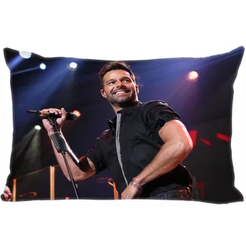 Custom Ricky Martin Užvalkalas 45x35cm(iš Vienos Pusės) Naujas Stačiakampio Užtrauktukas Spausdinti Mesti Vestuvių Dekoratyvinis Užvalkalas Dangtis