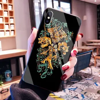 CUTEWANAN Žaidimo World of Warcraft Telefono dėklas Rubisafe Grūdintas Stiklas iPhone 11 Pro XR XS MAX 8 X 7 6S 6 Plus SE 2020 atveju