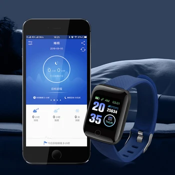 D13 Smart Watch Vyrų 116Plus Vandeniui Apyrankė Kraujo Spaudimas, Širdies ritmo Monitorius Fitness Tracker Sporto Žiūrėti Reloj Inteligente