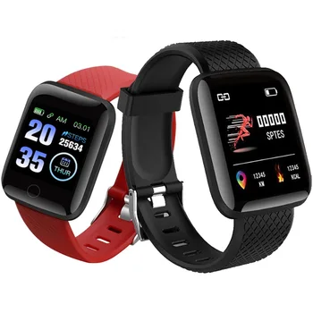 D13 Smart Watch Vyrų 116Plus Vandeniui Apyrankė Kraujo Spaudimas, Širdies ritmo Monitorius Fitness Tracker Sporto Žiūrėti Reloj Inteligente