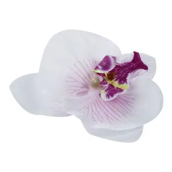 Daug 20pcs 9cm Drugelių Orchidėja Gėlė Dirbtinė Gėlė Galvos Puošimas, Vestuvių Žiburių Priedų
