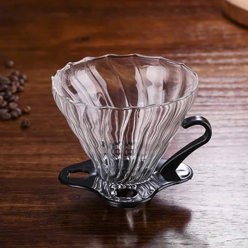 Daugkartinio Naudojimo Stiklo Kavos Filtras Atsparus Karščiui Kavos Lašėjimo, Filtro Praktinių Puodelio Kavos Filtravimo Piltuvas, Patvarus Kavos Priedų