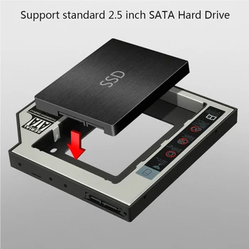 DeepFox 2nd HDD Caddy 12,7 mm 2.5