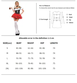 Deluxe Alaus Mergina Aprangą Oktoberfest Dirndl Kostiumas Bavarijos Prancūzijos Mini Suknelė Fantazijos Išgalvotas Suknelė