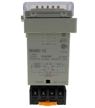 DH48S-1Z 12V 24V 110V, 220V AC Skaitmeninis Laikmatis Relay Dėl Vėlavimo 8 Smeigtukai SPDT DH48S-1Z 0.01 S-9999H Reset/Pause Funkcija