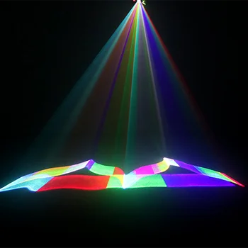 Dinamiškas 3D Modelio Pluošto Lazeris Balso Valdymo Juostoje DJ Disco Šalies Prom Flash Lazerio Scenos Šviesos Projekcija Šviesos