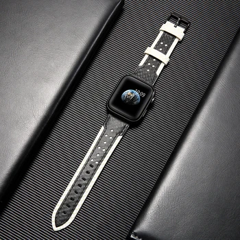 Dirželis Apple watch band 44 mm 40mm iWatch juosta 42mm 38mm natūralios Odos watchband apyrankė 