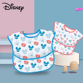 Disney 12pcs Medvilnės Baby Seilinukai Animacinių filmų Bamblys Kūdikio Seilių Rankšluostį Tinka 0-2 Metų amžiaus Kūdikių Burp Šluostės Šėrimo Mickey Minnie 2020 m.