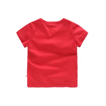 Disney nauja, T-shirt apvalus kaklas medvilnės McQueen automobilių modelį vientisos spalvos kvėpuojantis ne nyksta atsitiktinis berniukas T-shirt periferinių