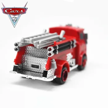 Disney Pixar Cars 2 3 Raudona gaisrinė mašina Metalo Diecast Žaislas Automobilio modelį vaikams 1:55 Prarasti visiškai Naujas Sandėlyje