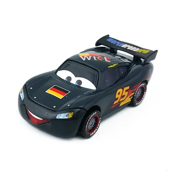 Disney Pixar Cars Nr. 95 Žaibas Mcqueen Vokietija Modelis Metalo Diecast Žaislas Automobilis 1:55 Prarasti Visiškai Naujas Akcijų Ir Nemokamas Pristatymas
