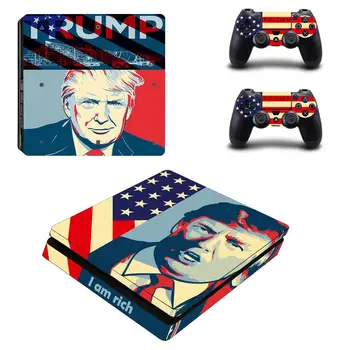 Donald Trump PS4 Žaidimas padengti PS4 Plonas Odos Lipdukas, skirtas PS4 Slim PlayStation 4 ir 2 valdytojas odos, Vinilo Decal