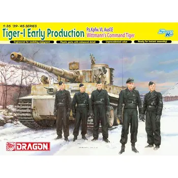 DRAGON 6730 1/35 Tigras-1 Pradžioje Gamybos Pz.Kpfw.VI Ausf.E - Masto modelis Kit