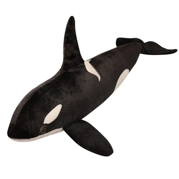 Dropshipping Modeliavimas Žudikas Banginių Pliušiniai Žaislai Įdaryti Orcinus Orca Žuvų Lėlės Ryklys Animacinių Filmų Minkšta Pagalvė Miegoti Vaikai Juokinga Dovana