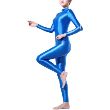 DROZENO Moterų ilgomis rankovėmis pėdkelnės, maudymosi kostiumėliai, moteriški joga tinka vientisos spalvos treniruotės drabužius