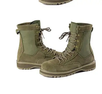 Dydis-35--45 kovoti su juodų batų jav armijos žalioji kariniai batai karinis taktinis smėlio įkrovos vyrai kovos batai