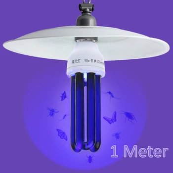 E27 15/20/30/40W UV Ultravioletiniai Liuminescencinės Lempos CFL Lemputės Lemputė 220V 28TC