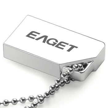 EAGET U8M Mini USB2.0 64GB USB Flash Drive Pendrive 16G 32G Vandeniui USB Disko Metalo Nešiojamą Atmintinę