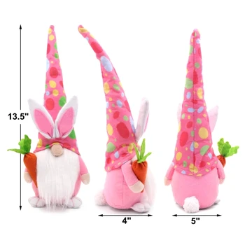 Easter Bunny Gnome Apdailos Velykų Beveidis Lėlės Velykų Pliušinis Nykštukas Namų Dekoracijos Vaikams, Žaislai