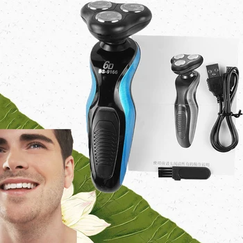 Elektrinį skustuvą, 3D Plūduriuojantis Vyrų USB Įkrovimo Elektriniai Plaukų Clipper Stipri Galia Plaukų Cutter Vadovas Vyrams Suaugusiųjų Razor Skalbimo