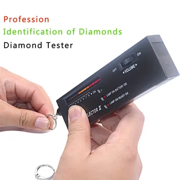 Elektroninės Nešiojamų Deimantų Testeris Diamond Selektorių II Moissanite Akmuo LED Indikatorius Papuošalai Testeris Įrankis