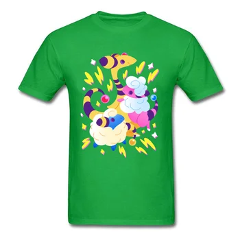 Elektros Avys T-Shirt Vyrai Suvenyrinius Marškinėlius Tėvas Mielas Vasaros/Rudens Viršūnes & Tees Geek T Shirts Crewneck Medvilnės, Mėlynos Spalvos Drabužiai
