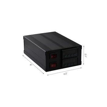Elektros Enail Dvigubai PID Temperatūros Kontrolės Box LCD Skaitmeninis Contoller su Dviem Šildymo Lazdele Kanifolijos Spaudos Mašinos Rinkiniai Šilumos