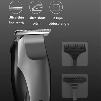 ENCHEN Profesionali Plaukų Clipper Žoliapjovės Vyrų Barzdos Pjovimo Staklės USB jungtį Belaidžio Žoliapjovės Vandeniui XiaoMi Plaukų Trimme