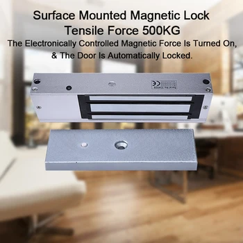 Eseye Elektroninis Magnetinis Durų Užraktas 12V 500KG(1200lbs) Prieigos Kontrolės Sistema, Užraktas Vieną Užraktas Aukštos Kokybės Metalo Magnetinis Užraktas