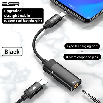 ESR USB C Jack 3.5 C Tipo Kabelis Adapteris, Skirtas 