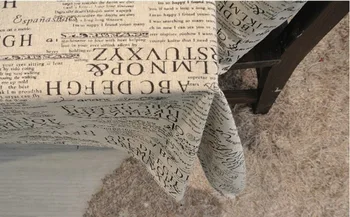 Europos raidžių Medvilnės staltiesė Stačiakampio formos Staltiesės Laiškas Išspausdintas Dulkėms Lentelė Apima toalha de mesa staltiesė