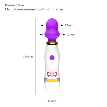 EXVOID Magic Wand Vibratorius 12 Greičiu Slicone Vibratoriai Žodžiu Clit Analinis Massager Suaugusiųjų Sekso Žaislai Moterims, Suaugusiųjų Produkto AV Stick