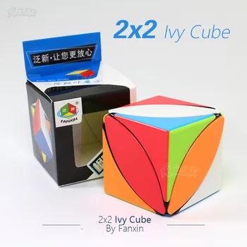 Fanxin Ivy Kubo Stickerless Pasukti Kubą Klevo Lapų, Linija Įspūdį Magic Cube Švietimo Berniukų Žaislai Cubo Magico Dovana