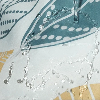Figūra iš pagaliukų, Lapų Dušo Užuolaidos Vonios Vandeniui Poliesterio Dušo Užuolaidos Spausdinimo Užuolaidos Vonios kambarys, Dušas su Kabliukais